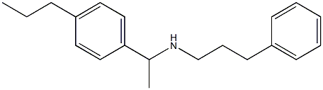 (3-phenylpropyl)[1-(4-propylphenyl)ethyl]amine 结构式