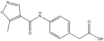  (4-{[(5-methylisoxazol-4-yl)carbonyl]amino}phenyl)acetic acid