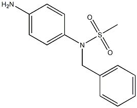 (4-aminophenyl)-N-benzylmethanesulfonamide Structure