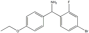 (4-bromo-2-fluorophenyl)(4-ethoxyphenyl)methanamine Structure