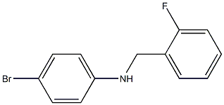 (4-bromophenyl)(2-fluorophenyl)methylamine Structure