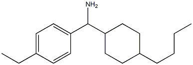 (4-butylcyclohexyl)(4-ethylphenyl)methanamine 结构式