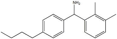 (4-butylphenyl)(2,3-dimethylphenyl)methanamine Structure