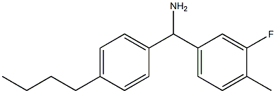 (4-butylphenyl)(3-fluoro-4-methylphenyl)methanamine