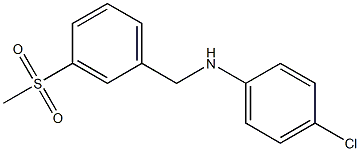 (4-chlorophenyl)[3-(methylsulfonyl)phenyl]methylamine