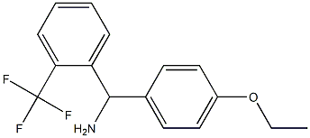 (4-ethoxyphenyl)[2-(trifluoromethyl)phenyl]methanamine