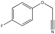 (4-fluorophenoxy)acetonitrile 化学構造式