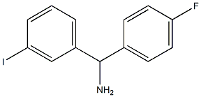 (4-fluorophenyl)(3-iodophenyl)methanamine Structure