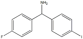 (4-fluorophenyl)(4-iodophenyl)methanamine Struktur