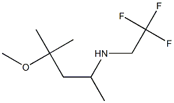 (4-methoxy-4-methylpentan-2-yl)(2,2,2-trifluoroethyl)amine Struktur