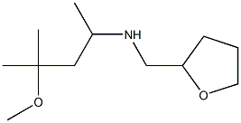 (4-methoxy-4-methylpentan-2-yl)(oxolan-2-ylmethyl)amine Struktur