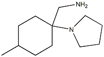 (4-methyl-1-pyrrolidin-1-ylcyclohexyl)methylamine