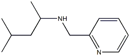 (4-methylpentan-2-yl)(pyridin-2-ylmethyl)amine Struktur