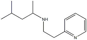 (4-methylpentan-2-yl)[2-(pyridin-2-yl)ethyl]amine Structure