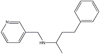 (4-phenylbutan-2-yl)(pyridin-3-ylmethyl)amine Structure