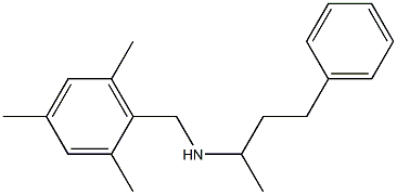 (4-phenylbutan-2-yl)[(2,4,6-trimethylphenyl)methyl]amine 化学構造式