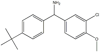 (4-tert-butylphenyl)(3-chloro-4-methoxyphenyl)methanamine