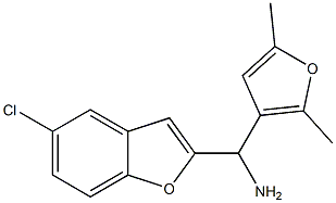 (5-chloro-1-benzofuran-2-yl)(2,5-dimethylfuran-3-yl)methanamine