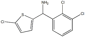 (5-chlorothiophen-2-yl)(2,3-dichlorophenyl)methanamine Structure