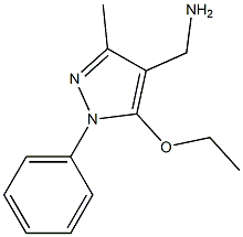 (5-ethoxy-3-methyl-1-phenyl-1H-pyrazol-4-yl)methanamine
