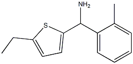 (5-ethylthiophen-2-yl)(2-methylphenyl)methanamine|