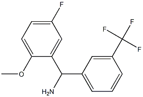 (5-fluoro-2-methoxyphenyl)[3-(trifluoromethyl)phenyl]methanamine