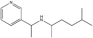 (5-methylhexan-2-yl)[1-(pyridin-3-yl)ethyl]amine Struktur