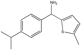 (5-methylthiophen-2-yl)[4-(propan-2-yl)phenyl]methanamine