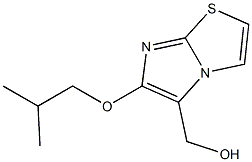 (6-isobutoxyimidazo[2,1-b][1,3]thiazol-5-yl)methanol,,结构式