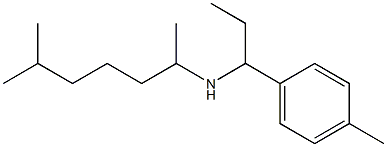 (6-methylheptan-2-yl)[1-(4-methylphenyl)propyl]amine