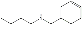 (cyclohex-3-en-1-ylmethyl)(3-methylbutyl)amine 结构式