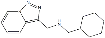 (cyclohexylmethyl)({[1,2,4]triazolo[3,4-a]pyridin-3-ylmethyl})amine,,结构式