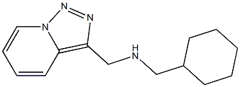 (cyclohexylmethyl)({[1,2,4]triazolo[3,4-a]pyridin-3-ylmethyl})amine|