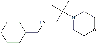 (cyclohexylmethyl)[2-methyl-2-(morpholin-4-yl)propyl]amine Struktur