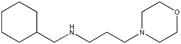 (cyclohexylmethyl)[3-(morpholin-4-yl)propyl]amine,,结构式