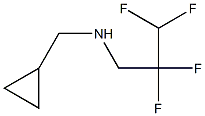 (cyclopropylmethyl)(2,2,3,3-tetrafluoropropyl)amine Structure