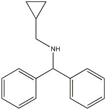 (cyclopropylmethyl)(diphenylmethyl)amine 化学構造式