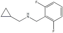 (cyclopropylmethyl)[(2,6-difluorophenyl)methyl]amine,,结构式