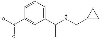 (cyclopropylmethyl)[1-(3-nitrophenyl)ethyl]amine,,结构式