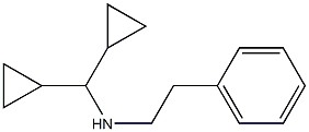 (dicyclopropylmethyl)(2-phenylethyl)amine Structure