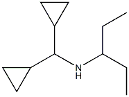 (dicyclopropylmethyl)(pentan-3-yl)amine 结构式