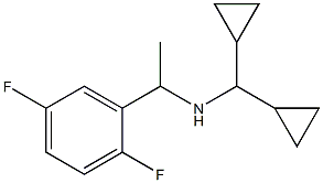 (dicyclopropylmethyl)[1-(2,5-difluorophenyl)ethyl]amine Structure