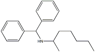 (diphenylmethyl)(heptan-2-yl)amine