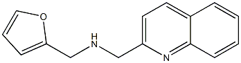 (furan-2-ylmethyl)(quinolin-2-ylmethyl)amine 化学構造式