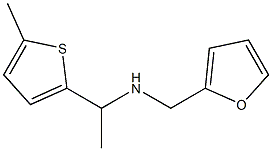 (furan-2-ylmethyl)[1-(5-methylthiophen-2-yl)ethyl]amine 化学構造式