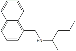 (naphthalen-1-ylmethyl)(pentan-2-yl)amine Structure