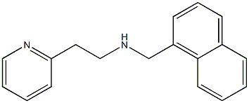 (naphthalen-1-ylmethyl)[2-(pyridin-2-yl)ethyl]amine Structure