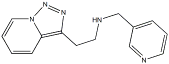 (pyridin-3-ylmethyl)(2-{[1,2,4]triazolo[3,4-a]pyridin-3-yl}ethyl)amine 结构式
