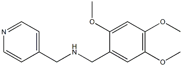 (pyridin-4-ylmethyl)[(2,4,5-trimethoxyphenyl)methyl]amine 结构式