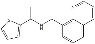 (quinolin-8-ylmethyl)[1-(thiophen-2-yl)ethyl]amine|